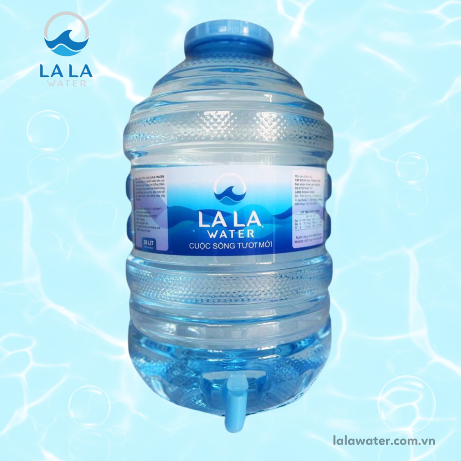 LALA WATER BÌNH 20L CÓ VÒI