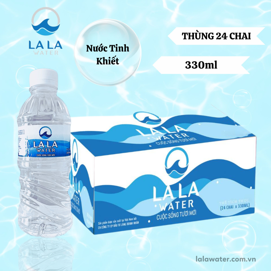 LALA WATER 330ML (24 CHAI/THÙNG)