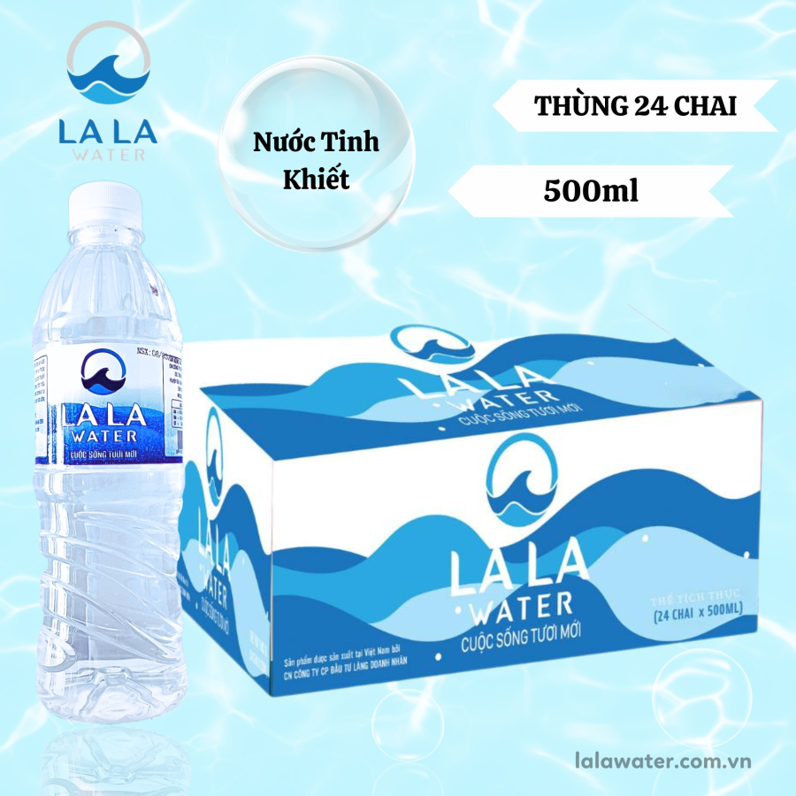 LALA WATER 500ML (24 CHAI/THÙNG)