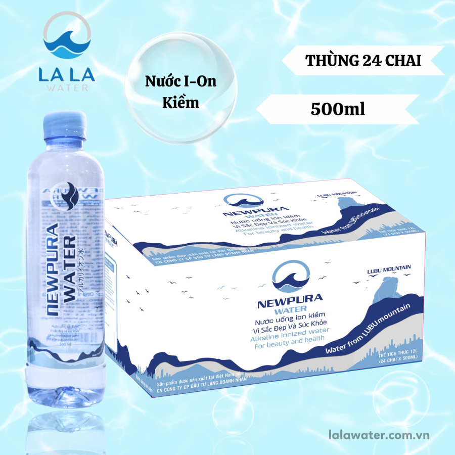NEWPURA WATER 500ML (24 CHAI/THÙNG)
