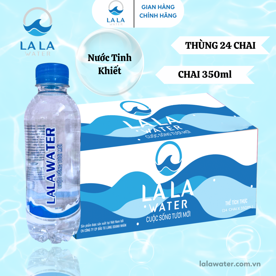 LALA WATER 350ML (24 CHAI/THÙNG)