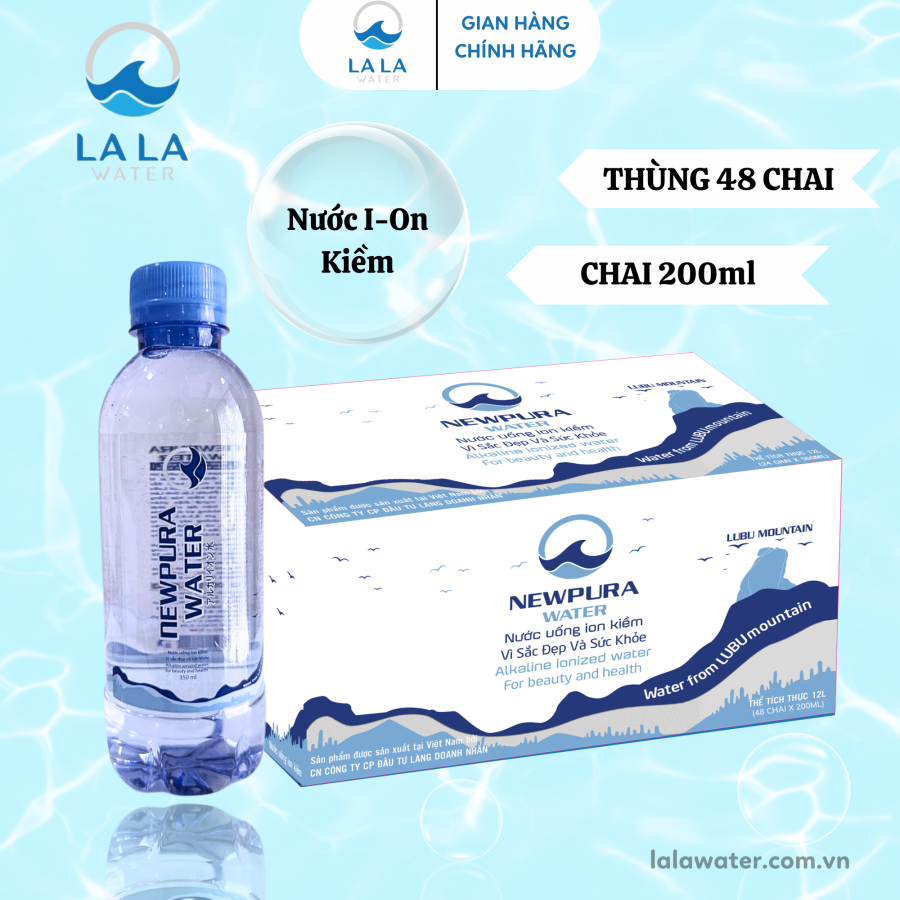 NEWPURA WATER 200ML (48 CHAI/THÙNG)